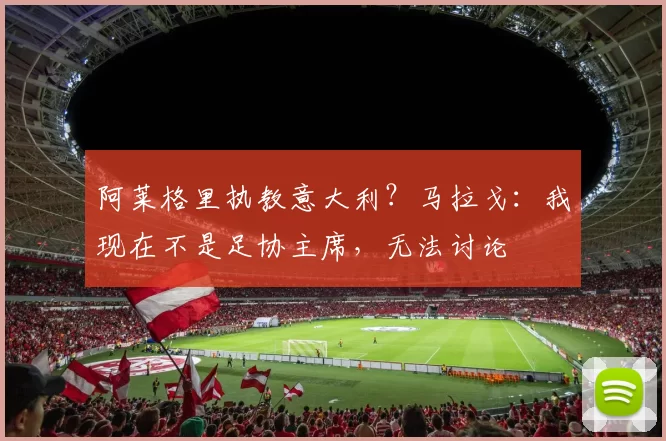 阿莱格里执教意大利？马拉戈：我现在不是足协主席，无法讨论